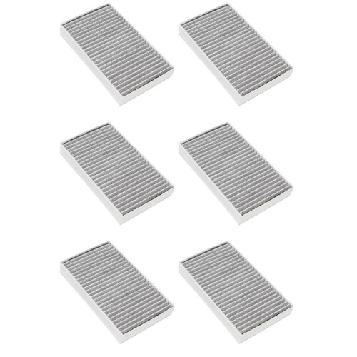 6X Cabin Air Filter for  Model S Air Filter HEPA with Activated Carbon for 2012-2015 Model S 1035125-00-A