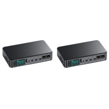 2X D2P UPS Uninterruptible Power Supply 18000mAh 5v 9v 12v 2A 220V Router Wifi Modem 18650 Battery Backup with LCD