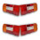 2 Pair  Both Sides Rear Lamp Diffuser for  Vaz 2106 - 21060-3716070/71, High Quality 1