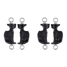 4X Fitness Odd-Shaped Handle Versatile Triceps Rope Cable Attachments for Gym LAT Pull Down Bar for Cable Machine