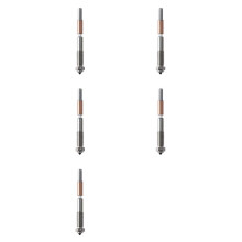 5X Bimetal Nozzle,Nozzle Replacement for QIDI Q2 Q2c 3D Printer, for PLA, PETG, ABS, ASA, PC, PA-CF Filaments 0.4mm