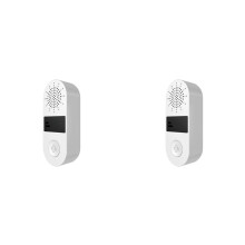 2X Tuya WiFi Vibration Sensor 130dB Sound Light Alarm APP Real- Vibration Reminder Security Shock Detector