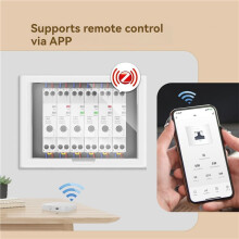 2X MOES Tuya Zigbee Circuit Breaker 63A Fireproof Electricity Monitoring App Control Alarm Threshold Setting V0