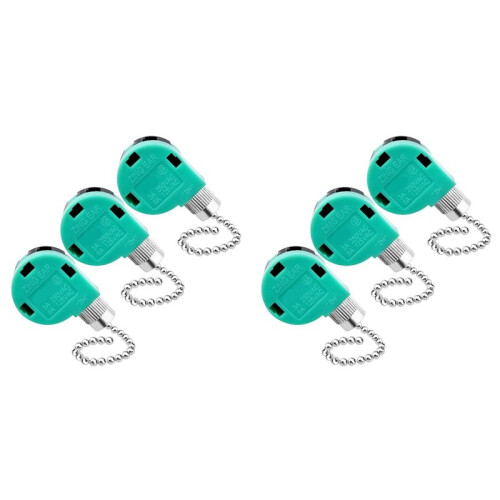 6 Pack Ceiling Fan   Replacement Speed Control for Ceiling Fan Light, Wall Lamps, Cabinet Light C ZE-268S6