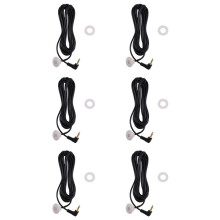 6pcs 3.5mm Radio HandsFree External Microphone for Sportage 2011-2013 Fit Accent Solaris 2011-2016