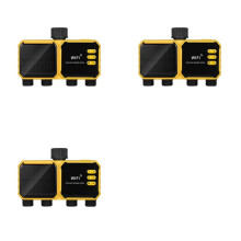 3X 4 Outlets WIFI Solar Irrigation Timing Controller Solar Irrigation Timer Automatic Irrigation System Water Timer