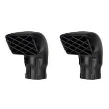 2pcs 3.5inches Car Universal Snorkel Inlet Air Intake Pipe Wading Throat for Off-Road Mud
