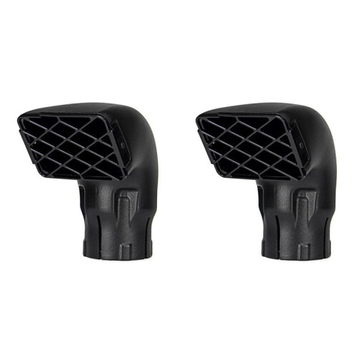 2X Cabeça de Entrada de Snorkel Universal para Carro de 3,5 Polegadas Tubo de Entrada de Ar Garganta para Lama Off-Road