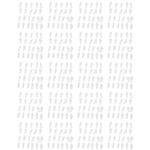 2000Pcs HO Échelle 1: 100 Modèle Blanc Personnes Figurines de Train Non Peintes
