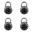 4X Master Coded Lock 50mm with Round Fixed Dial Combination Padlock 1