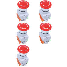 5X Paddestoeldop 1NO 1NC Noodstopdrukknop AC 660V 10A