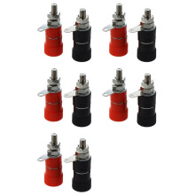 50 Pcs 3.8mm Thread 4mm Banana Plug Socket Binding Post Replacement