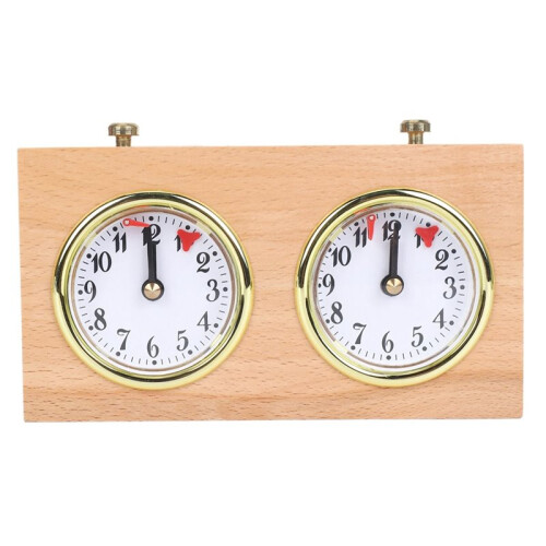 2X Chess Clock Game Timer - International Analogue I-GO Count  Count Down Timer, No Battery Needed 1