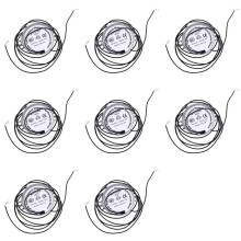 8X AC 220V-240V 5 / 6RPM 4W 50 / CCW Moteur Synchrone Du Ventilateur de Diaphragme de 7 mm
