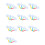 40Pcs Plastic  Magnifying Glass Children'S Toys 1
