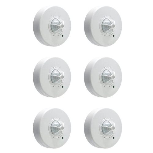 6X Motion Sensor,3 Detectors 360 Degree Ceiling PIR Movement Sensor Light  110-240V for Bathroom 1
