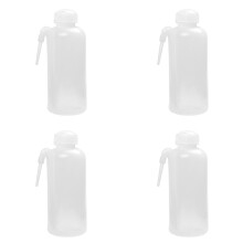 4X 500ml Plastic Wash Bottle Squeeze Dispensing Bottle