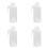 4X 500ml Plastic Wash Bottle Squeeze Dispensing Bottle 1