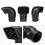2X Cabeça de Entrada de Snorkel Universal para Carro de 3,5 Polegadas Tubo de Entrada de Ar Garganta para Lama Off-Road 5