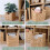 2 Pcs Storage Basket, Water Hyacinth Hand-Knitting Storage Baskets, Convenient Square Wicker Baskets  Storage Bins 4