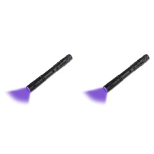 2X Portable LED Handheld Flashlight Waterproof UV Pen Light Torch Lamp Banknote Pet Urine Stains Detector