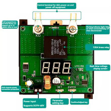 2X 12V/24V/48V High-Power Car Battery Undervoltage Protector, RV Car Monitoring Low Voltage Controller