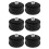 6pcs 25mm/1Inch Air Compressor Noise Reducer Silence Filter,Plastic Shell Round Muffler Filter 1