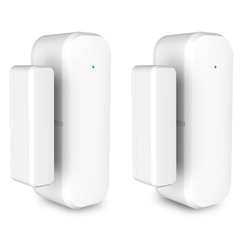 4 Par  Dörrsensor, Wifi-Fönsterdörrsensorlarm, Kontaktsensor för Hemsäkerhet,  Hemautomation 1