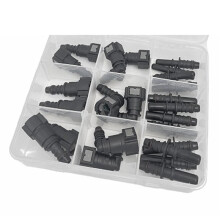 2X Universal Fuel Quick Connector Repaire Kits 7.89/9.49/9.89 ID8 Oil Hose Replacement Connectors 800-596