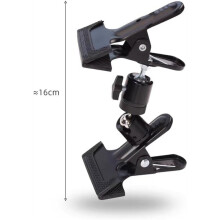 3X Metal Embroidery Hoop Holder - 360 Rotated Adjustable Table Clamp Stand Clip,Tabletop Clamp for DIY