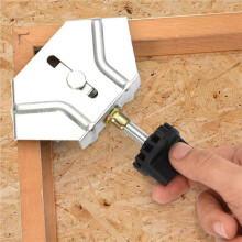 2X Metal Right Angle Clamp Quick Clip Auxiliary Corner Clamp Locator Adjustable 90 Degree Fixing Clamp Open