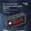 10X PWM Fan Temperature Controller Speed Controller LED Digital Display Temperature Speed Meter with Temperature Sensor 4