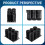 2X 16V83F Dual Row Capacitor Module for SAMWHA Automotive Super Farad Capacitor Module Boost Power 1