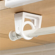 6x Fixateur de Poteau Rétractable Rotatif à 360 pour Crochets Adhésifs Forts Sans Perçage, Tringle à Serviette, Support de Tringle à Rideau de