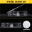 100-Pack Audio Cassette Storage Cases - Clear Plastic Cassette Tape Cases Box- Audio Storage Replacement Boxes 6