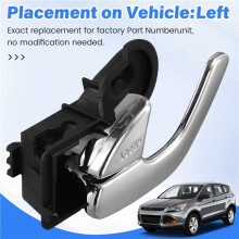 2X Car Inner Door Handle Trim Door Interior Trim Panel for Escape BA ZB ZC Escape 2003-2012 Left