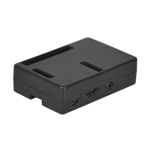 3X for Raspberry Pi 3 Model B Case, Protective Case for Raspberry Pi 3 Case, Raspberry Pi 3 Model B NOT Included (Black)