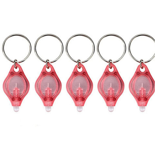 Pack of 200 LED Keychain Flashlight, 395Nm UV Keychain Flashlight, UV Light Flashlight Keychain, 2