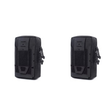 2X Tactische Heuptassen voor Mannen, Waterdichte 1000D Nylon Utility-Tas voor Kamperen, Wandelen, Fietsen, Geschikt voor 6,7 Inch Telefoon,