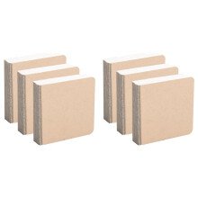 6 PCS 3.2x3.2Inch Watercolor Notebook Drawing Sketching Pads Paper Blank Square Portable WaterColor Travel Journal