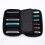 2X 10 Holes Harmonica Case, Zippered Pouch for Harmonica Harmonicas Storage Case Can Hold 12 Harmonicas 3