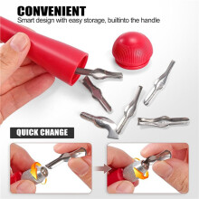 2X Linocut Carving Tools - Linoleum Cutter Kit with 6 Blades for Block Printing, Stamp Making Carving, Linocut Kit