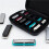 2X 10 Holes Harmonica Case, Zippered Pouch for Harmonica Harmonicas Storage Case Can Hold 12 Harmonicas 7