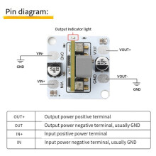 2X 9-16V to 5V - Power Converter 10A High Power Buck Regulator Step/Down Voltage Supply Module for Car Accumulator