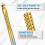 14PCS Titanium Coated HSS Twist Drill Bits, 3-10mm Serrated Side Cutting Drill Bit,Hex Shank Serrated Cutting Drill Bits 3