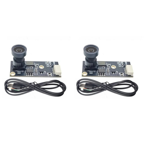 2X 1920x1080 USB Camera Module for Human Face 2MP 1080P Fixed Focus 130 Degrees Free Drive USB2.0 UVC OTG for Linux