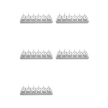 Rechargeable LED Electric Candles, Flameless Flickering Tea Lights, Decorations Set of 60,White US Plug