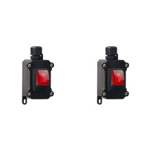2X IP68 Waterproof Boat Rocker 220V 16A Waterproof with LED Light Power Button /OFF