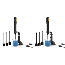2X Upgraded Resin Mixer, Epoxy Resin Electric Stirrer, Paint Mixer & Timed Epoxy Resin Mixer with Mixer Stand