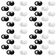 40 Paar Magnetische Startnummernclips, -Startnummernhalter, Befestigungssystem für Laufnummernschnallen, Befestigungsclips für Rennnummern